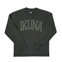 IKUNA Heavy Faded Black Long Sleeve Tee